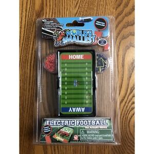 World's Smallest Electronic Football - NWT